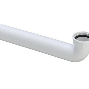 Raumspar-Ablaufbogen 1 1/2 " Ø 40 mm | 220 mm Länge | Zwischenstück für Spülen-Geruchsverschluss und Küchensiphon