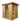 Outdoor Sauna & Infrarotkabine: Genussvolle Entspannung im Thermo-Fichtenholz Ambiente, Maße 171,5 x 151,5 x 200,2 cm