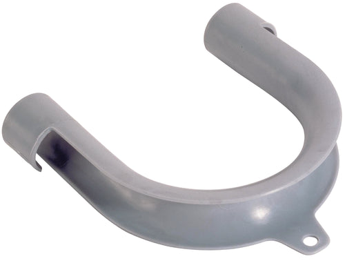 Universal Schlauchhalter | Robuster Haltebogen aus PVC | Halterung für Ablaufschlauch für Waschmaschine/Geschirrspüler/Spülmaschinen