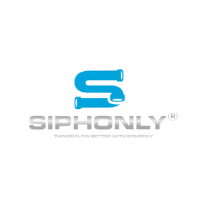 Siphonly® Waschbecken Überlauf Blende verchromt Set | Waschbeckenüberlauf | Abdeckrosette