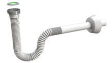 Laden Sie das Bild in den Galerie-Viewer, Siphonly Flexibler Ablaufschlauch 1 1/4&quot; - 32 mm | Siphon für Waschbecken und Bidet | Anschlussrohr flexibel und ausziehbar | Ohne Werkzeug montierbar