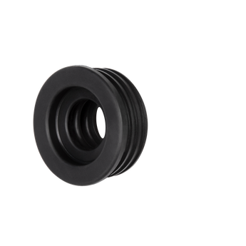 Flexibler Ablaufschlauch fürs Waschbecken - G 1 1/4" x Ø 32 mm - Inkl. Gummi-Manschette Ø 30/40/50 mm und Befestigungsclip - Siphon individuell anpassbar - Montage ohne Werkzeug